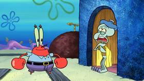 Screenshots from the 2021 United Plankton Pictures cartoon Squidward