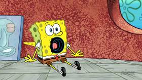 Screenshots from the 2021 United Plankton Pictures cartoon Squidward