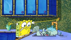 Screenshots from the 2021 United Plankton Pictures cartoon Squidward
