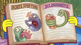 Screenshots from the 2021 United Plankton Pictures cartoon Squidward