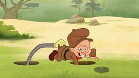 Screenshots from the 2021 Warner Bros. Television cartoon Underwear