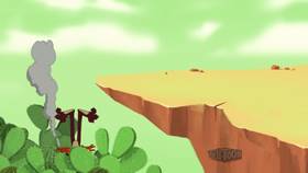 Screenshots from the 2021 Warner Bros. Television cartoon Born to Be Wile E.