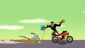 Screenshots from the 2021 Warner Bros. Television cartoon Born to Be Wile E.