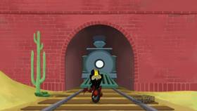 Screenshots from the 2021 Warner Bros. Television cartoon Born to Be Wile E.