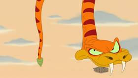 Screenshots from the 2021 Warner Bros. Television cartoon Rattlesnake