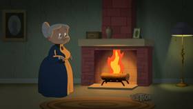 Screenshots from the 2021 Warner Bros. Television cartoon Pigture Perfect