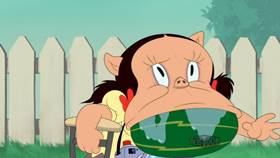 Screenshots from the 2021 Warner Bros. Television cartoon Pigture Perfect