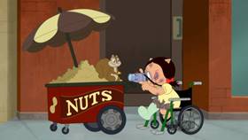 Screenshots from the 2021 Warner Bros. Television cartoon Pigture Perfect