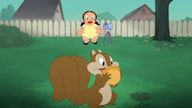 Screenshots from the 2021 Warner Bros. Television cartoon Pigture Perfect