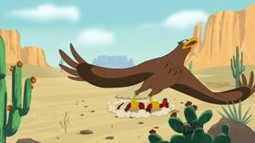 Screenshots from the 2021 Warner Bros. Television cartoon Swoop De Doo!