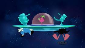 Screenshots from the 2021 Warner Bros. Television cartoon A Pane to Wash