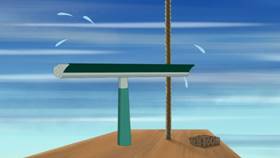 Screenshots from the 2021 Warner Bros. Television cartoon A Pane to Wash