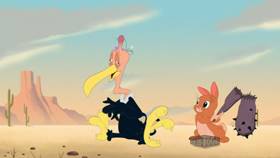 Screenshots from the 2021 Warner Bros. Television cartoon Bunny