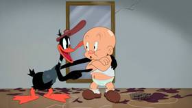 Screenshots from the 2021 Warner Bros. Television cartoon Nip and Duck