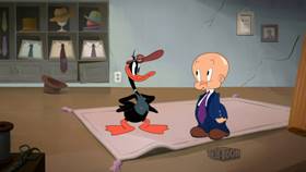 Screenshots from the 2021 Warner Bros. Television cartoon Nip and Duck