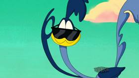 Screenshots from the 2021 Warner Bros. Television cartoon Fast & Steady