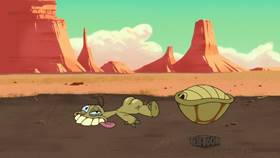 Screenshots from the 2021 Warner Bros. Television cartoon Fast & Steady