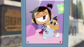 Screenshots from the 2021 Disney Television Animation cartoon First Day Frights