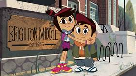 Screenshots from the 2021 Disney Television Animation cartoon First Day Frights