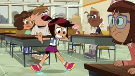 Screenshots from the 2021 Disney Television Animation cartoon First Day Frights