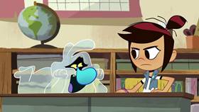 Screenshots from the 2021 Disney Television Animation cartoon First Day Frights