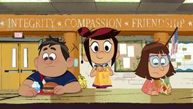 Screenshots from the 2021 Disney Television Animation cartoon First Day Frights