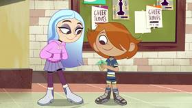 Screenshots from the 2021 Disney Television Animation cartoon First Day Frights