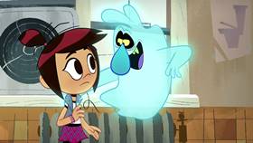 Screenshots from the 2021 Disney Television Animation cartoon First Day Frights