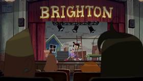 Screenshots from the 2021 Disney Television Animation cartoon First Day Frights