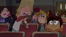 Screenshots from the 2021 Disney Television Animation cartoon First Day Frights