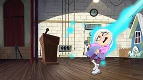 Screenshots from the 2021 Disney Television Animation cartoon First Day Frights