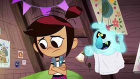 Screenshots from the 2021 Disney Television Animation cartoon First Day Frights