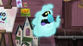 Screenshots from the 2021 Disney Television Animation cartoon First Day Frights