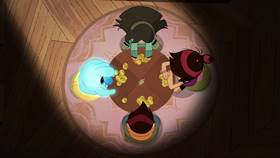 Screenshots from the 2021 Disney Television Animation cartoon Festival of Lights