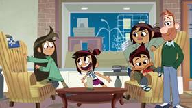 Screenshots from the 2021 Disney Television Animation cartoon Festival of Lights