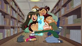 Screenshots from the 2021 Disney Television Animation cartoon Festival of Lights