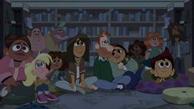 Screenshots from the 2021 Disney Television Animation cartoon Festival of Lights