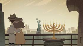 Screenshots from the 2021 Disney Television Animation cartoon Festival of Lights