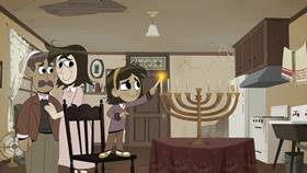 Screenshots from the 2021 Disney Television Animation cartoon Festival of Lights