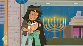 Screenshots from the 2021 Disney Television Animation cartoon Festival of Lights