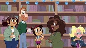 Screenshots from the 2021 Disney Television Animation cartoon Festival of Lights