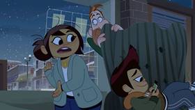 Screenshots from the 2021 Disney Television Animation cartoon Festival of Lights