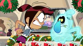 Screenshots from the 2021 Disney Television Animation cartoon Saving Christmas