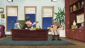 Screenshots from the 2021 Disney Television Animation cartoon Saving Christmas