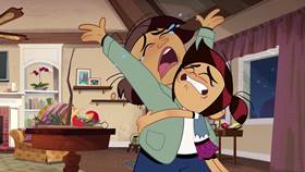 Screenshots from the 2021 Disney Television Animation cartoon Saving Christmas