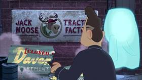 Screenshots from the 2021 Disney Television Animation cartoon Saving Christmas