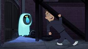 Screenshots from the 2021 Disney Television Animation cartoon Saving Christmas