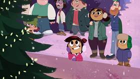 Screenshots from the 2021 Disney Television Animation cartoon Saving Christmas