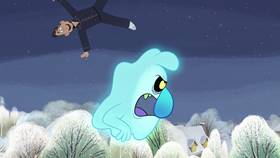 Screenshots from the 2021 Disney Television Animation cartoon Saving Christmas