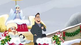 Screenshots from the 2021 Disney Television Animation cartoon Saving Christmas